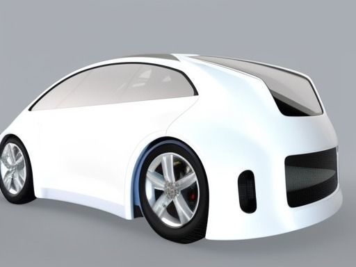 Futuristic Car AAA Low-poly 3D model_16