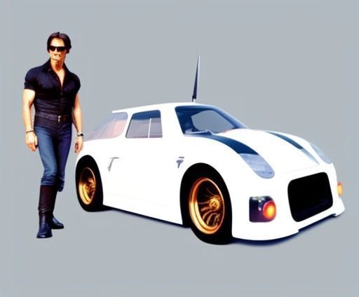 Futuristic Car AAA Low-poly 3D model_23