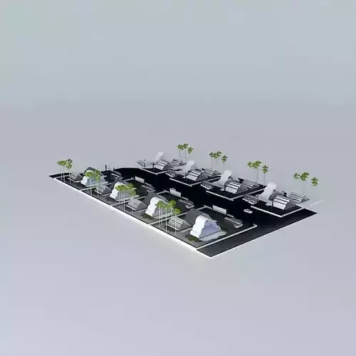 C Art solar powered village