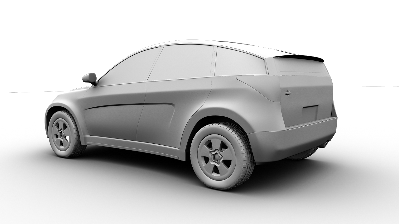 Car Toyota SUV google car AAA Low-poly 3D model_10