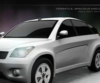 Car Toyota SUV google car AAA Low-poly 3D model_4