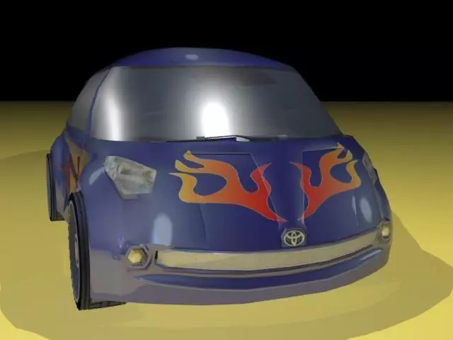 Toyota H2GO Google car AAA Low-poly 3D model_0