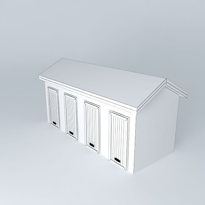 Decochalet 2015 DOLPHINS Walhain Free 3D model_3