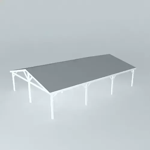 Decochalet 2015 Focant large covered carport