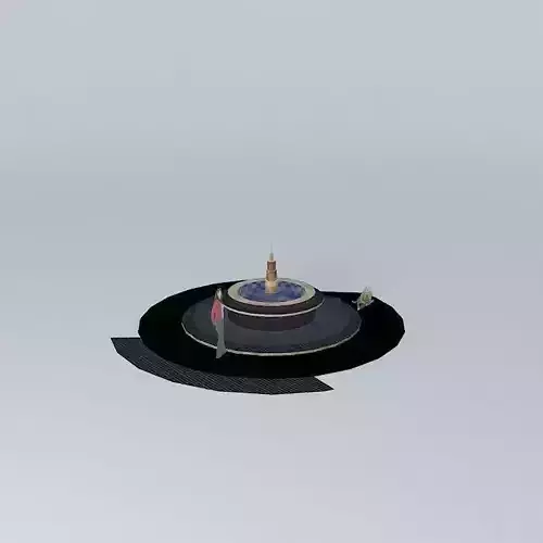 Fountain de Flora 3D model