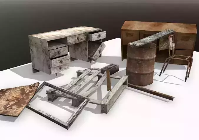 Junk and scraps package 01 - By BigMouse