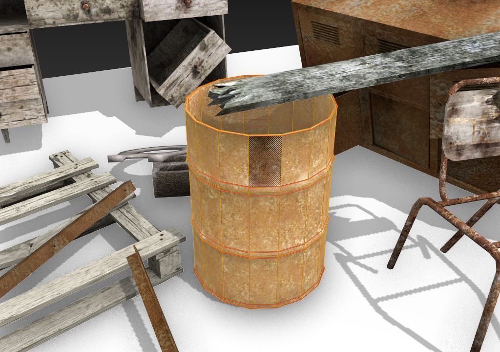 Junk and scraps package 01 - By BigMouse Low-poly 3D model_5