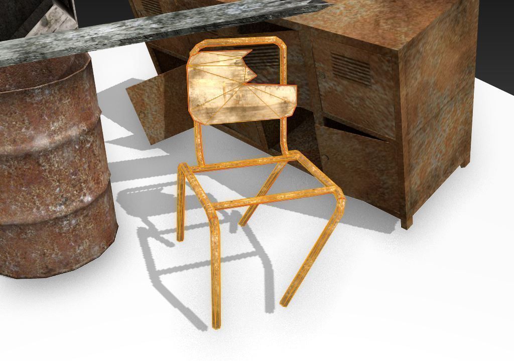 Junk and scraps package 01 - By BigMouse Low-poly 3D model_8