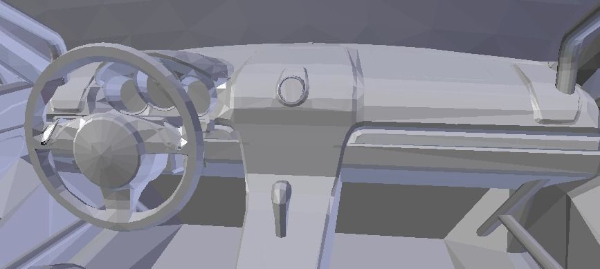 GT1concept porsche racing car 3D model_5