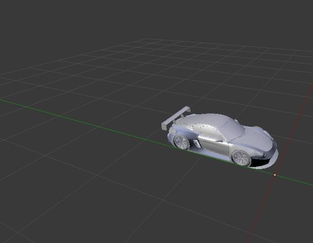 GT1concept porsche racing car 3D model_4