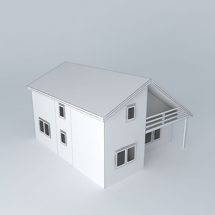 Decochalet 2015 C53M chalet Free 3D model_3