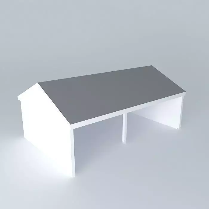 Decochalet 2015 Lemaire closed Carport Free 3D model_0