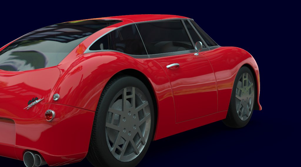 Austin 500 Hybrid AAA Low-poly 3D model_7