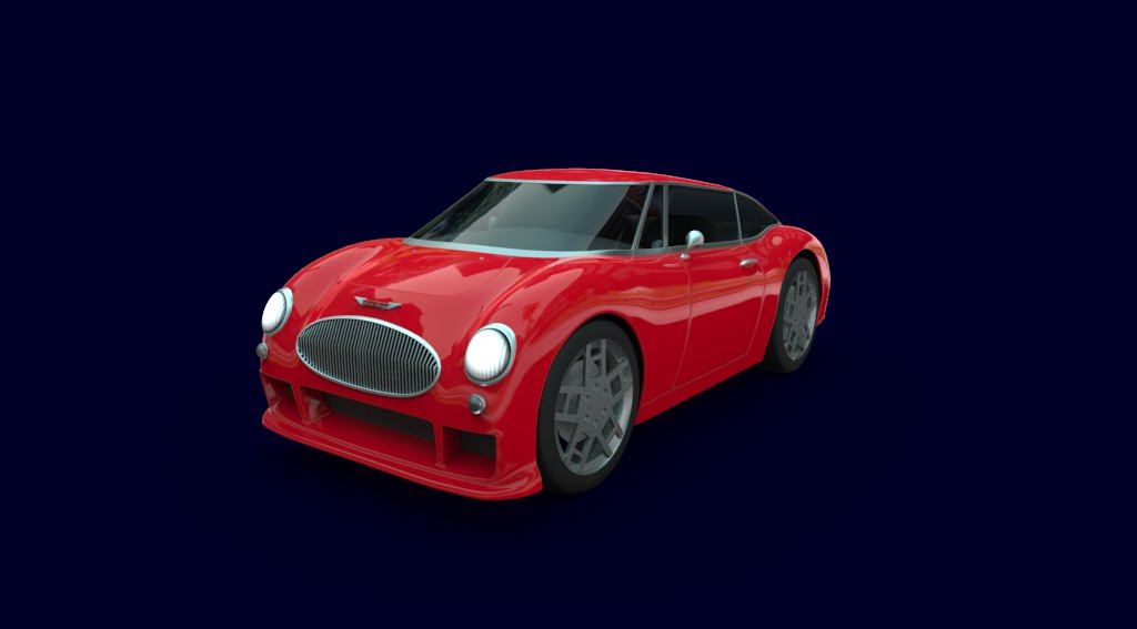 Austin 500 Hybrid AAA Low-poly 3D model_3