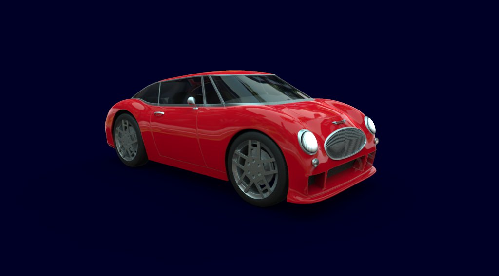 Austin 500 Hybrid AAA Low-poly 3D model_8