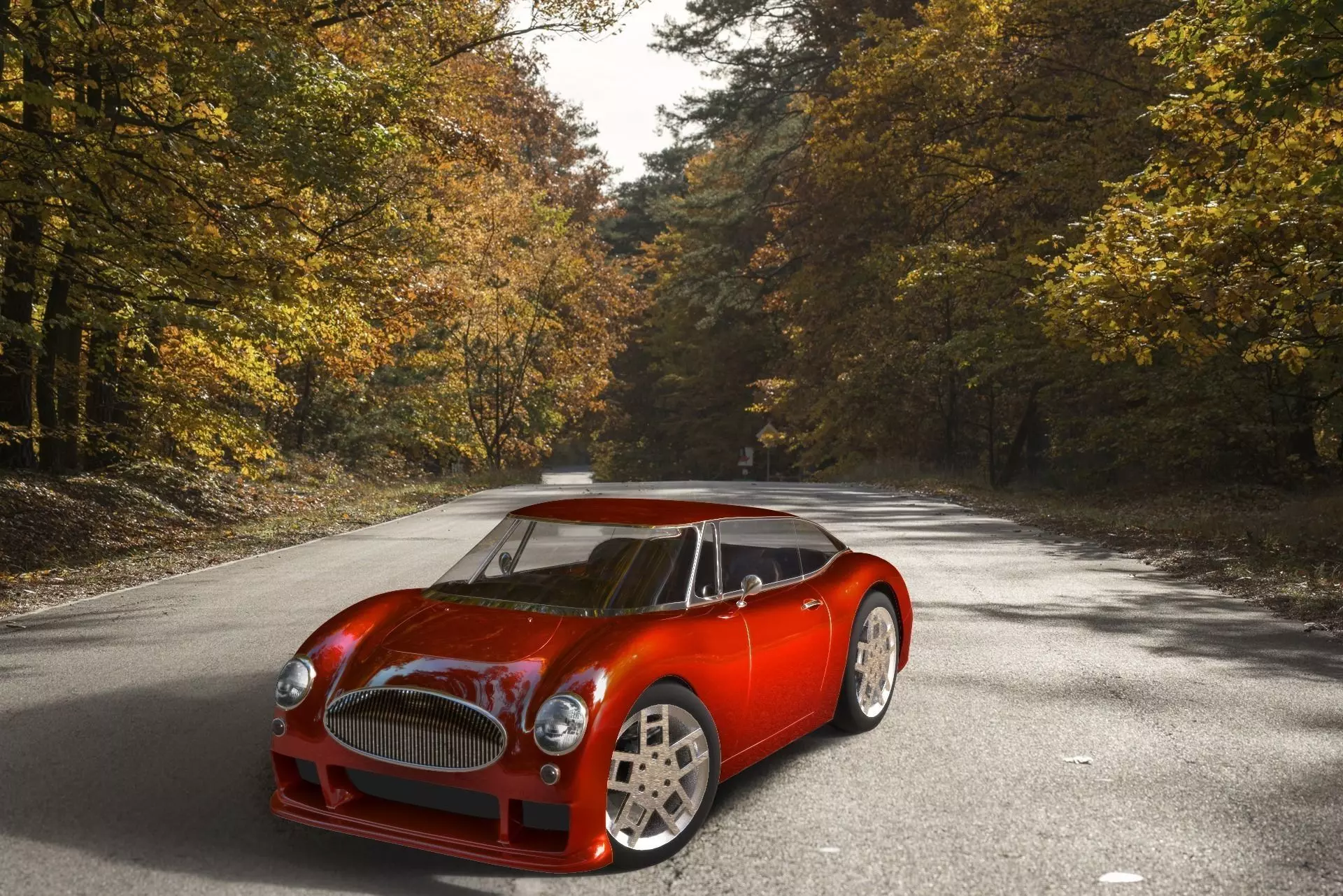 Austin 500 Hybrid AAA Low-poly 3D model_0