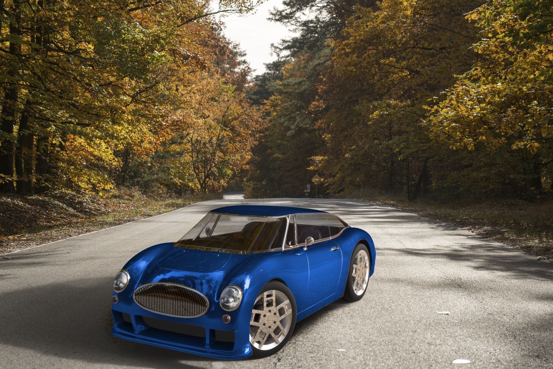 Austin 500 Hybrid AAA Low-poly 3D model_2