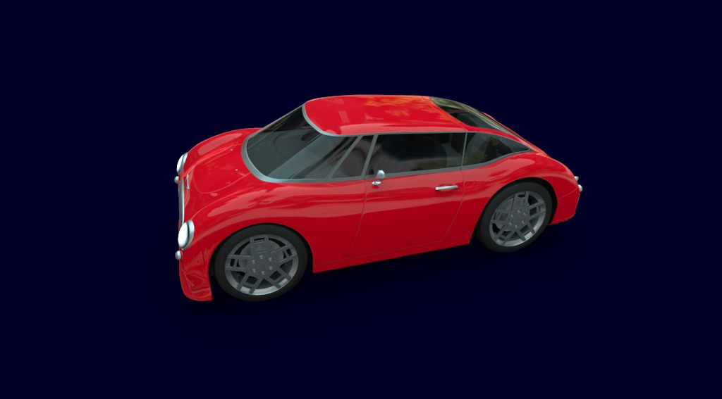 Austin 500 Hybrid AAA Low-poly 3D model_4
