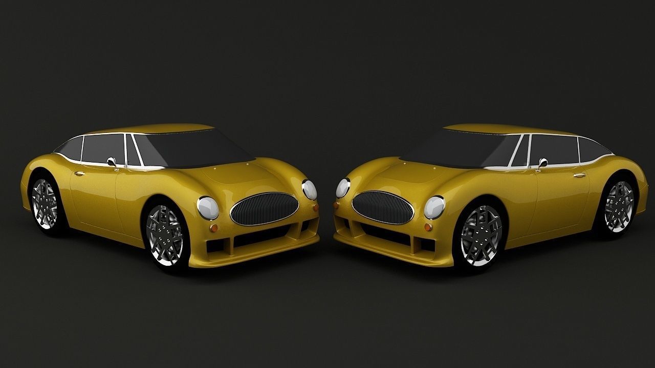 Austin 500 Hybrid AAA Low-poly 3D model_14