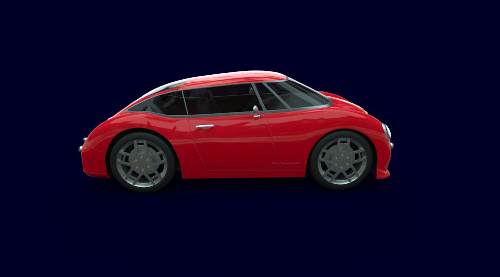 Austin 500 Hybrid AAA Low-poly 3D model_6
