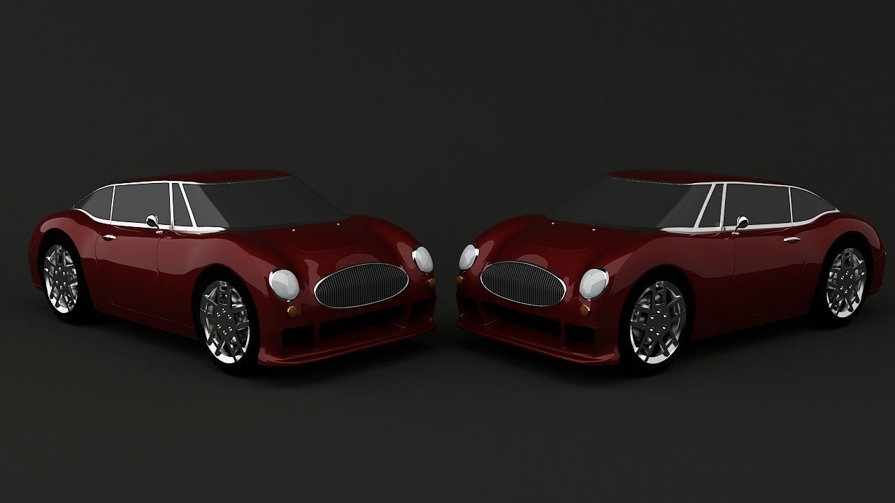 Austin 500 Hybrid AAA Low-poly 3D model_10