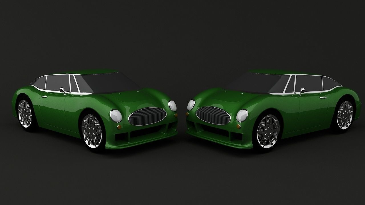 Austin 500 Hybrid AAA Low-poly 3D model_12