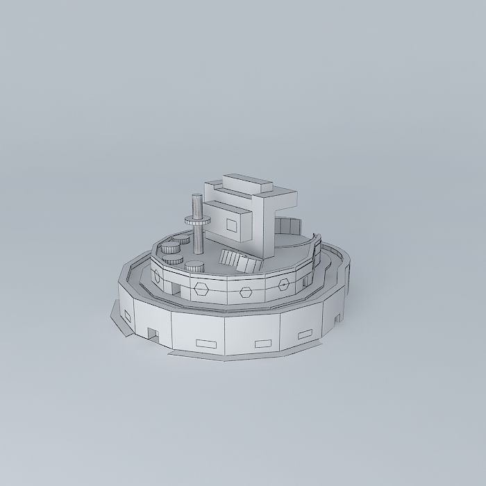 Hotel Keyhole 3D model_3