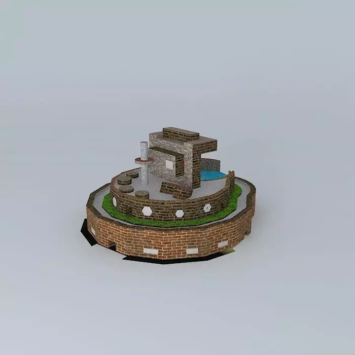 Hotel Keyhole 3D model_0