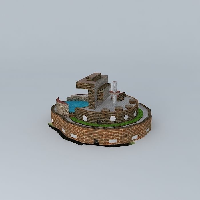 Hotel Keyhole 3D model_1