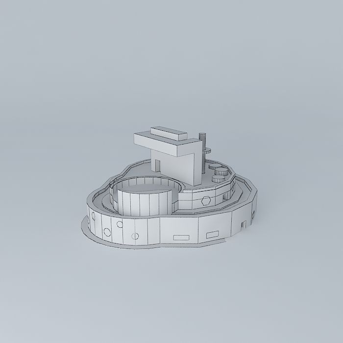 Hotel Keyhole 3D model_4