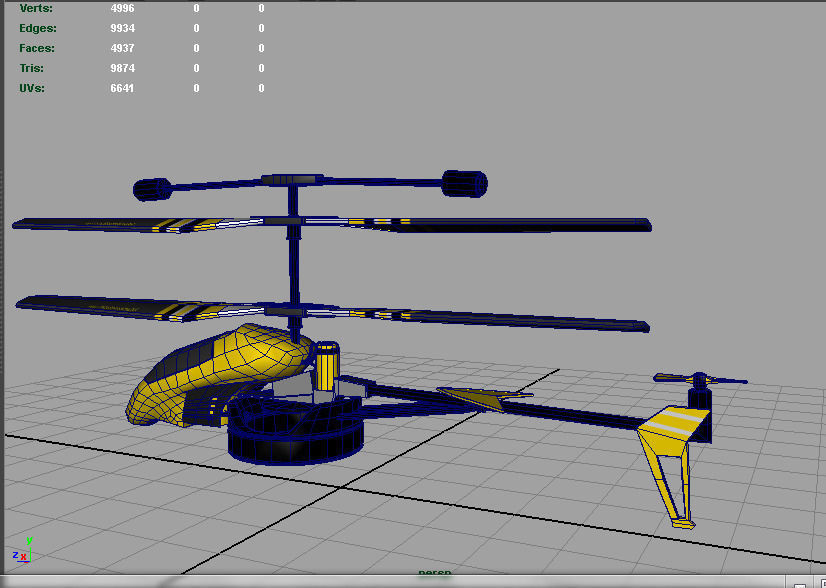 RC Helicopter AAA 3D model_3