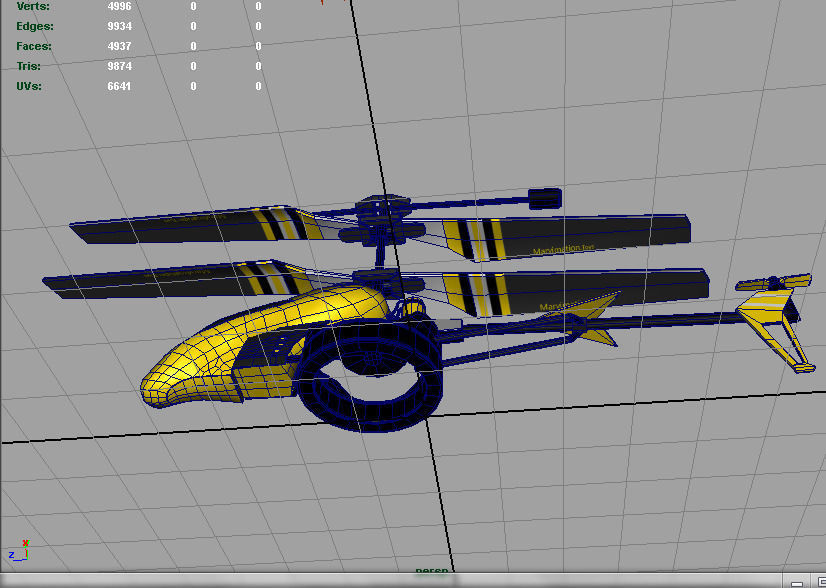 RC Helicopter AAA 3D model_6