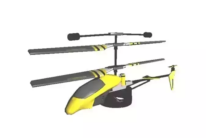 RC Helicopter AAA 3D model