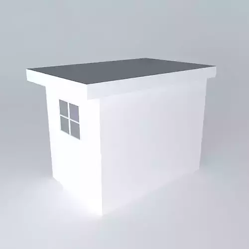 Decochalet 2015 Garden shed 180x270 flat roof