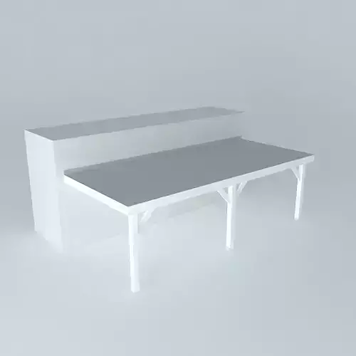 Decochalet 2015 300x700 Carport Flat roof