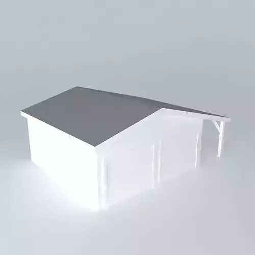 Decochalet 2015 Garage double avec bucher 180