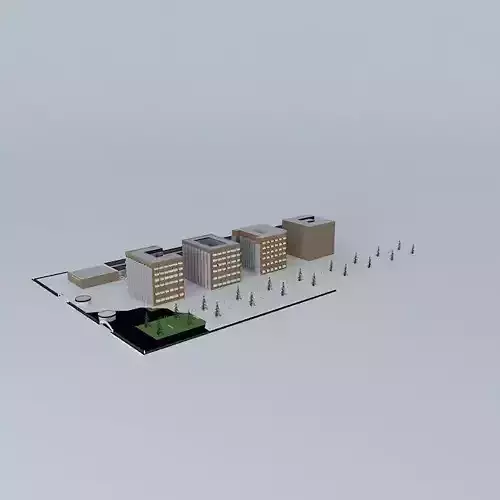 Code colony 3D model