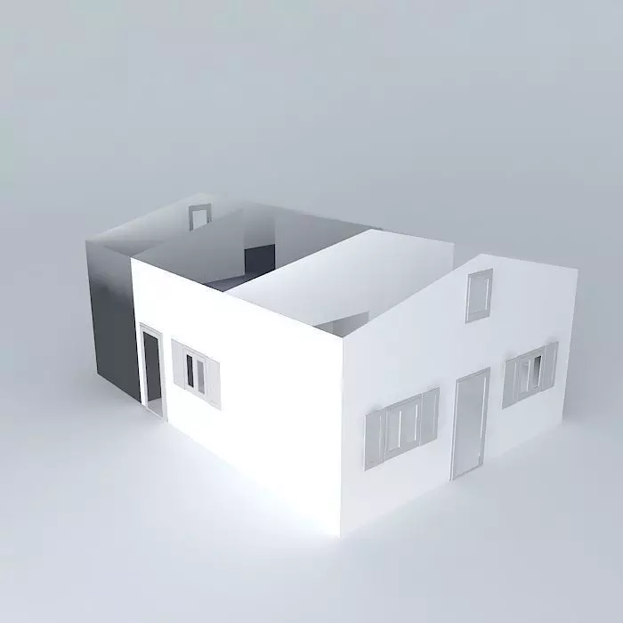 Decochalet 2015 YANS floor with no roof Free 3D model_0