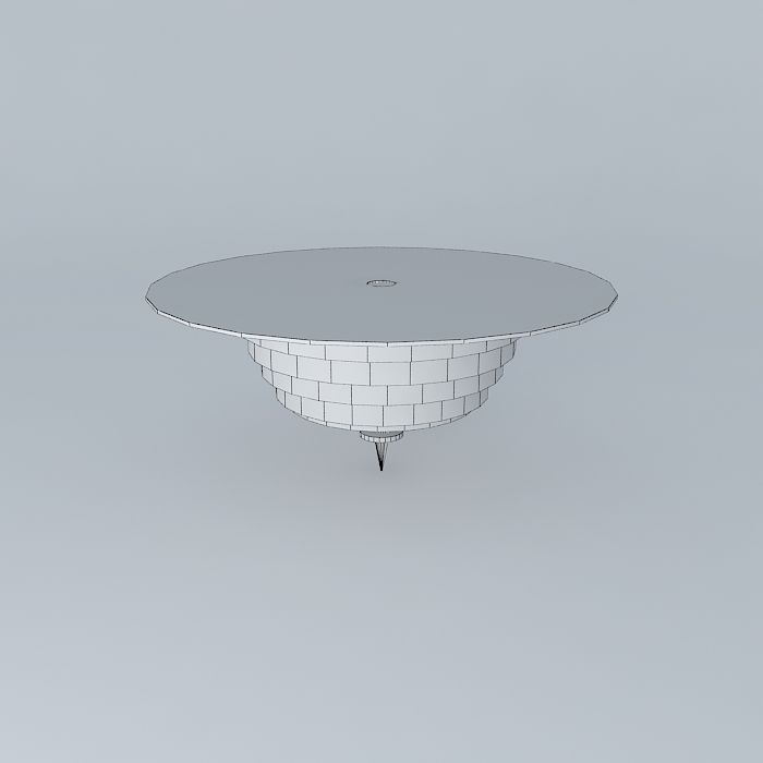 The Umbrella House 3D model_4