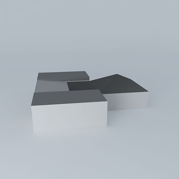 Decochalet 2015 Focant small yard carport Free 3D model_2