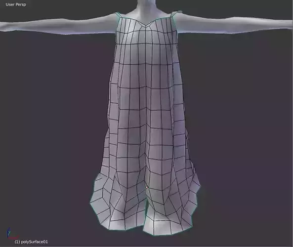 Star Gate Woman AAA Low-poly 3D model