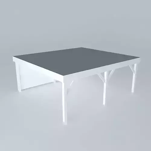 Decochalet 2015 Carport 540x587 closed side flat roof