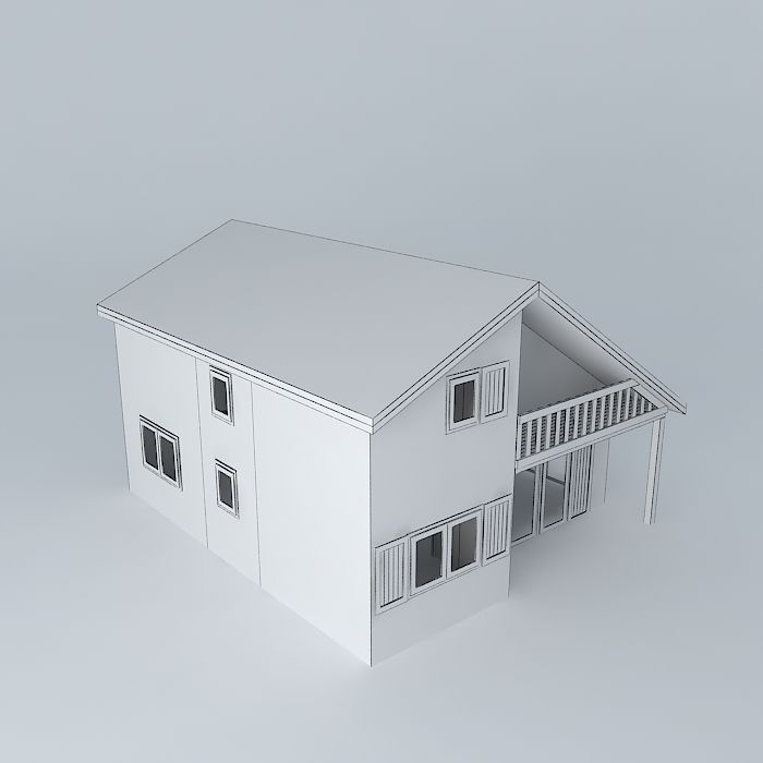 Decochalet 2015 CHALET C53M Free 3D model_3