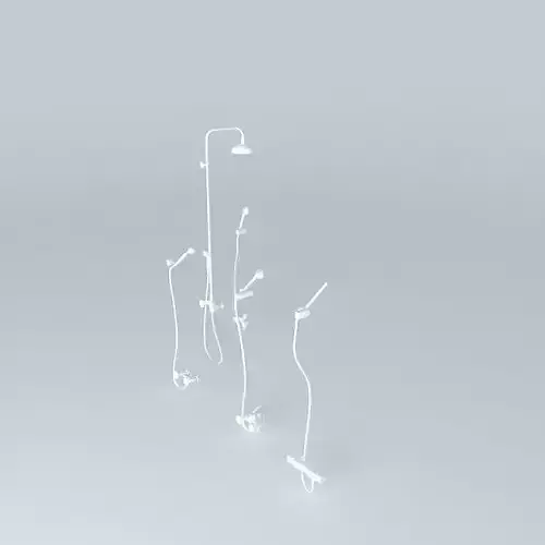 showers set of shower heads