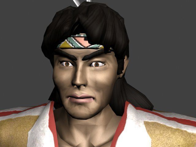 American Indian AAA Low-poly 3D model_16