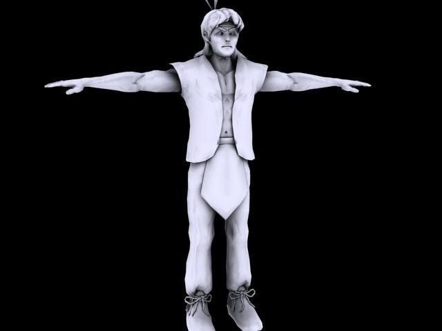 American Indian AAA Low-poly 3D model_4