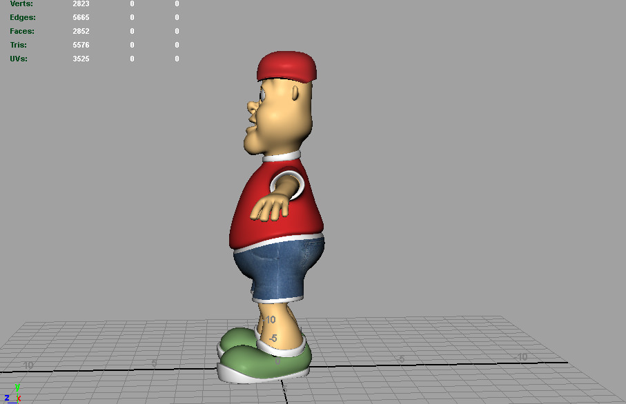 Wacky Arthur AAA Low-poly 3D model_4