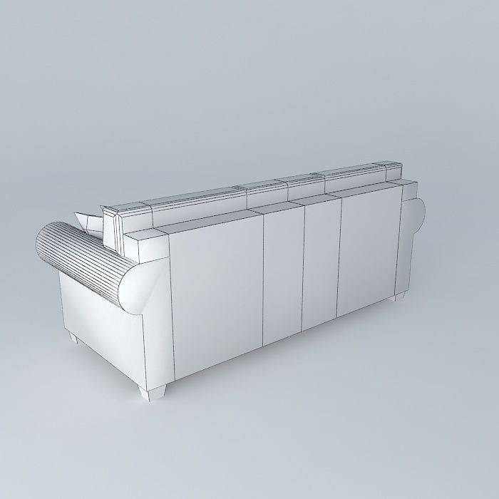couch sofa Free 3D model_4