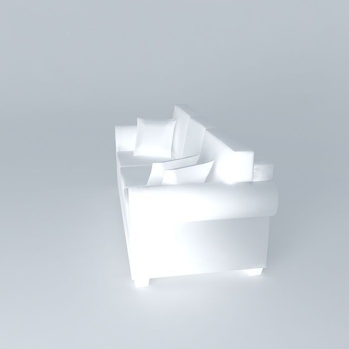 couch sofa Free 3D model_2