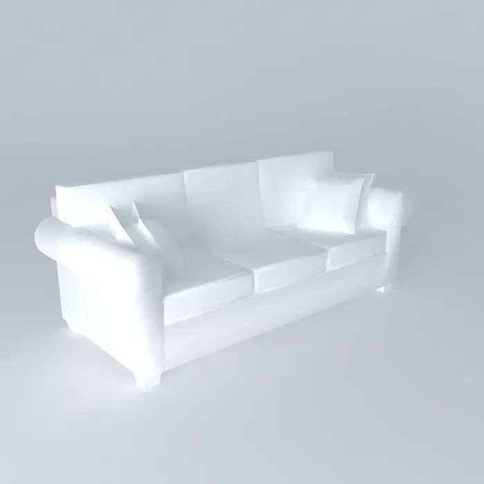 couch sofa Free 3D model_0